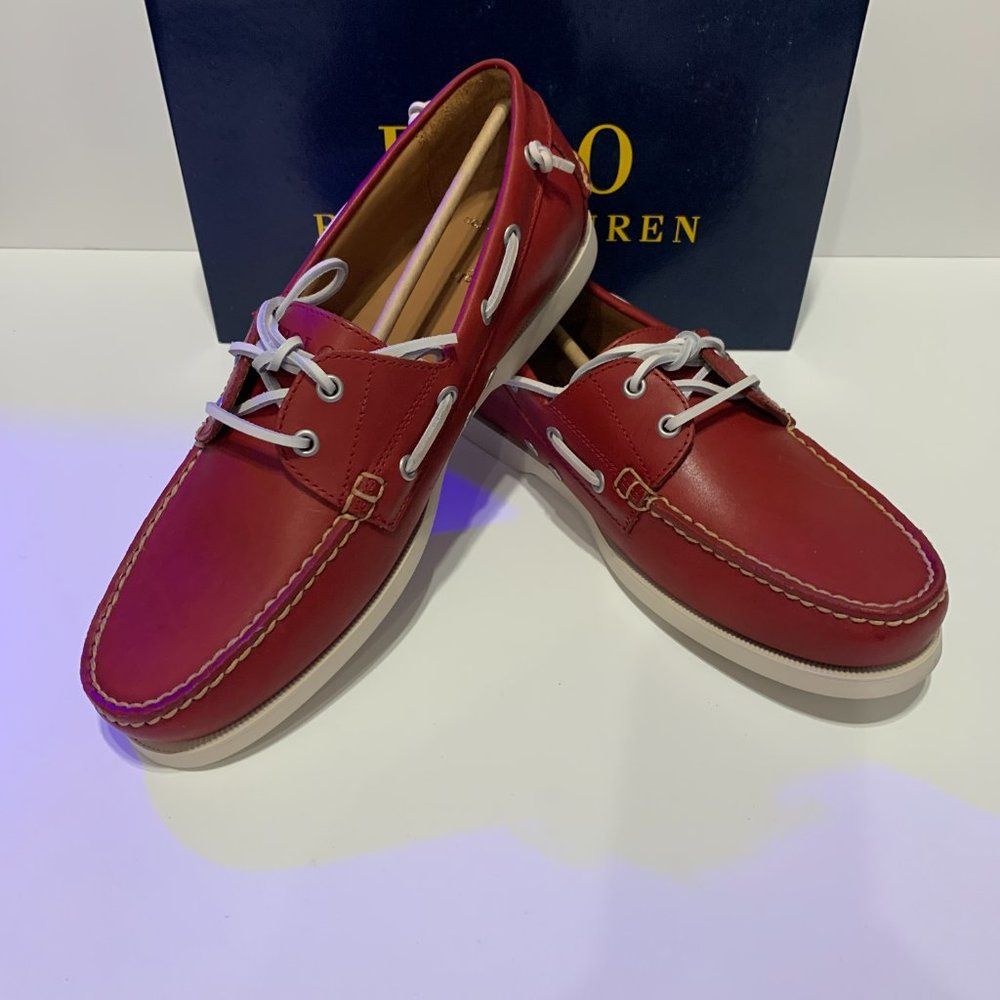 POLO RALPH LAUREN Merton Red Classic Leather - Picture 13 of 13